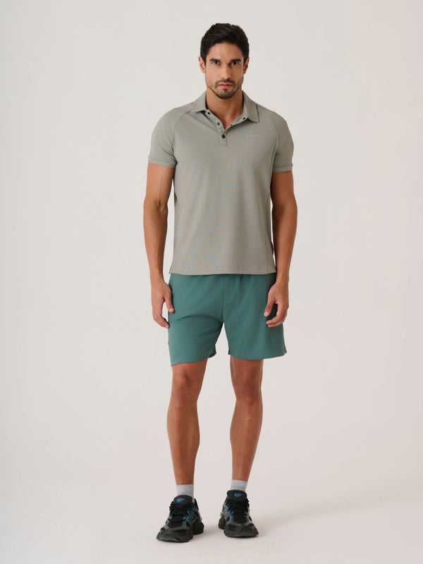Play core Active Polo tee - Glacier Sage
