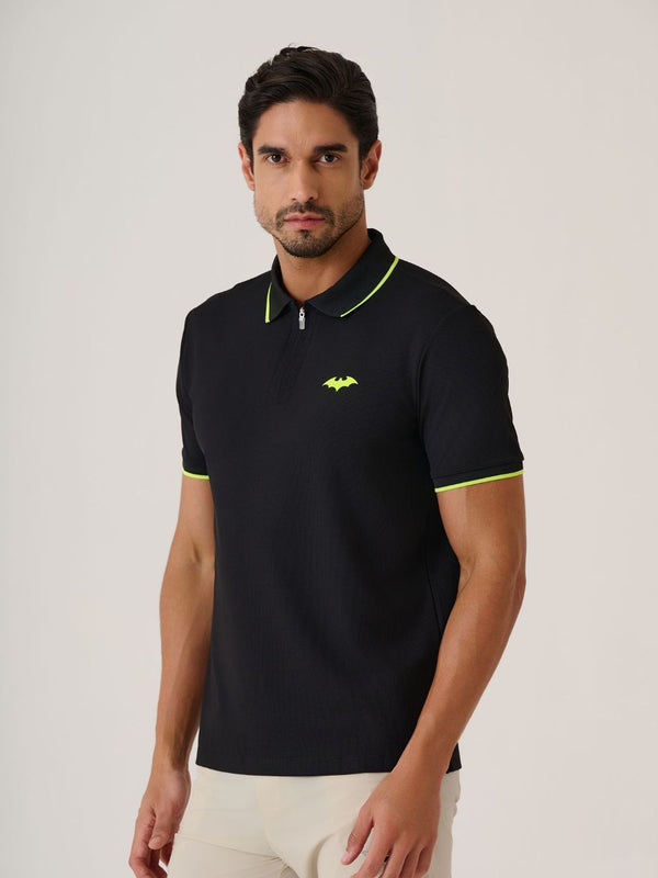 Men Dark Knight Polo - Jet Black