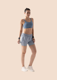 Low Impact medium coverage sports bra - Glacier Lake - 2