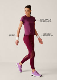 Airing Tee - Plum - 3