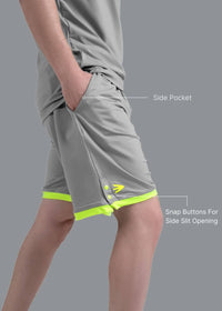 Men Gym Shorts Grey - 2