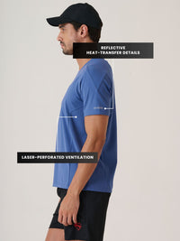 Men Superman Merch Performance Tee - Coastal Blue