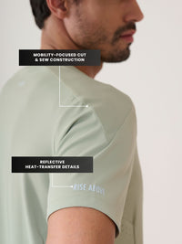Men Superman Merch Performance Tee - Sea Grass