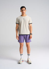 Men Performance Round Neck Tee Creamgrey - 3