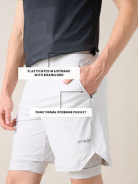 Men Drift Shorts - Grey
