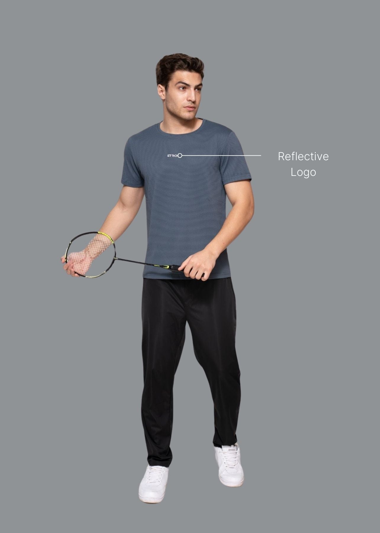 Men Running Active Tee Orion Blue - 2