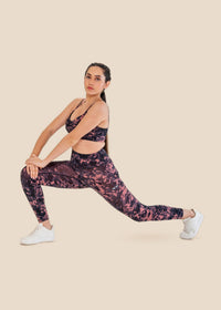 Workout Essential Printed Leggings - Delicate Pink - 2