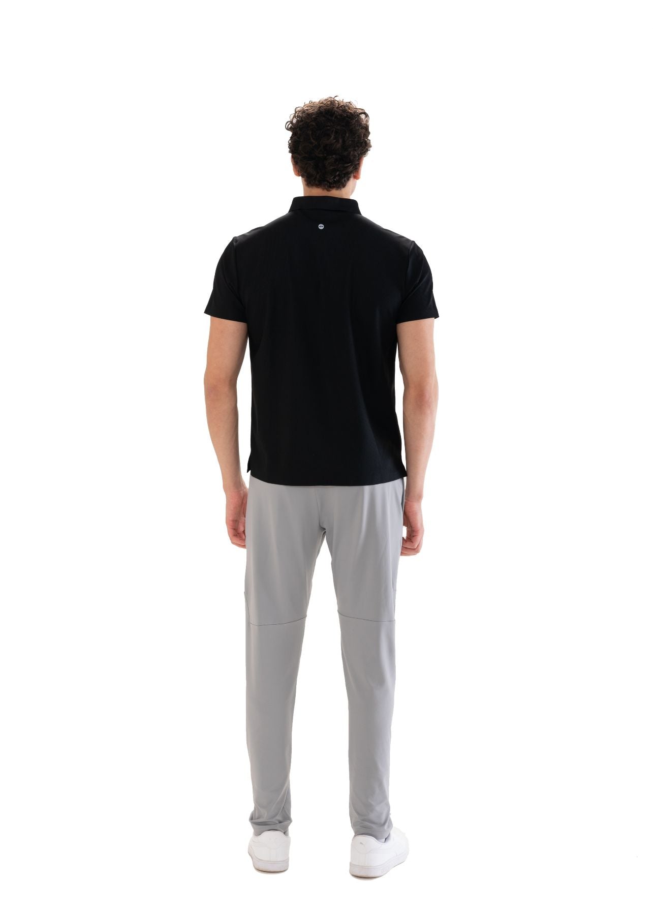 Men Premium Performance Polo Black - 5