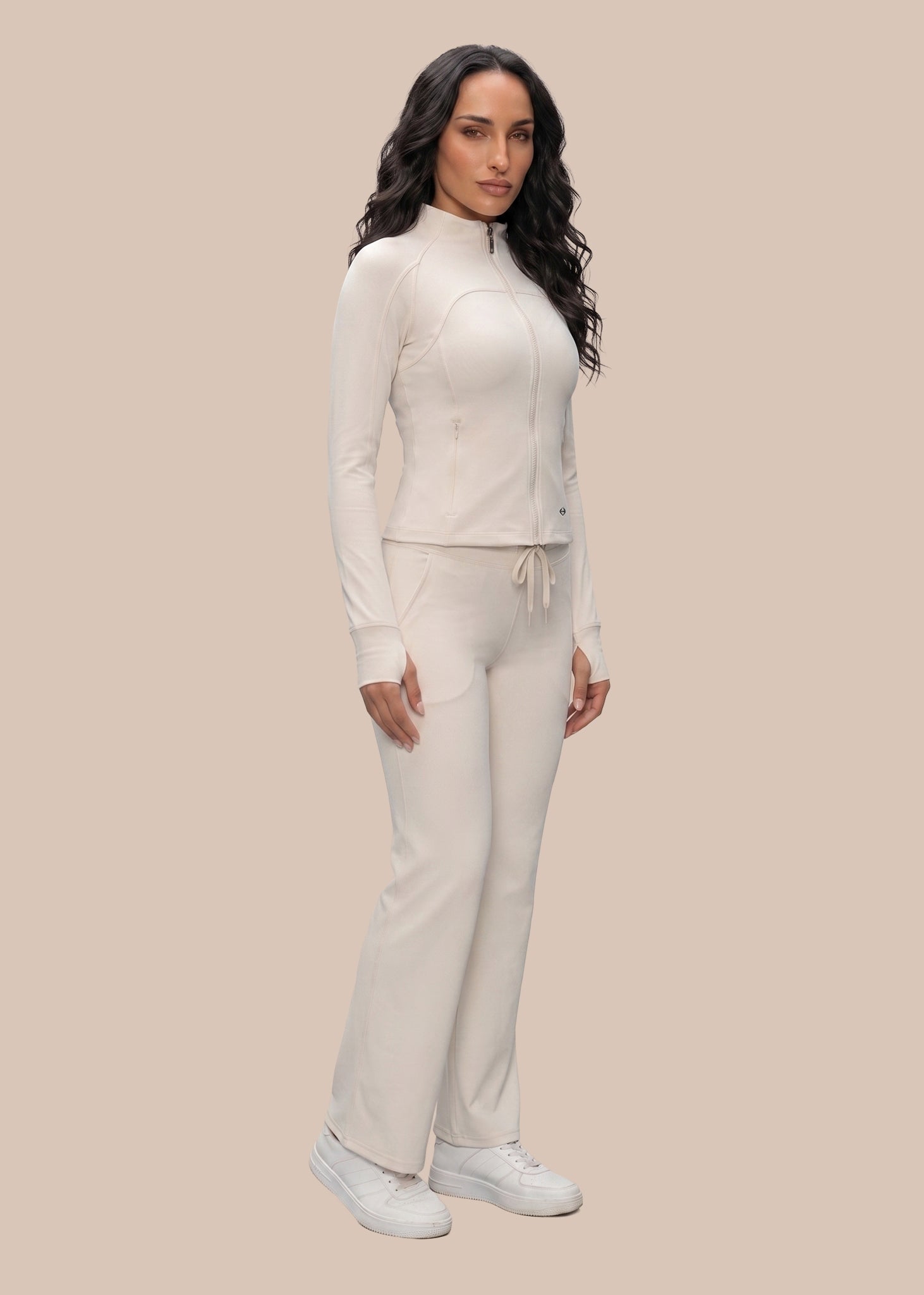 Women Gym Jacket - White - 2