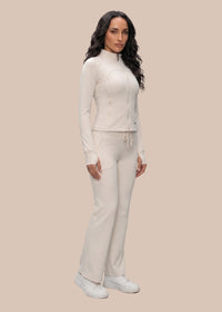 Women Gym Jacket - White - 2