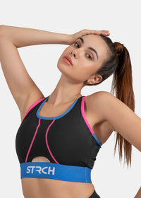 StrchFlex Light Performance Soprts bra - Black - 5