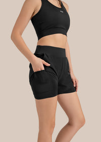 StrchFlex Compression Shorts - Black - 1