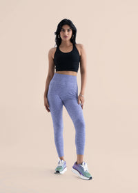 Soft Core Seamless Leggings - Vivid Violet - 1