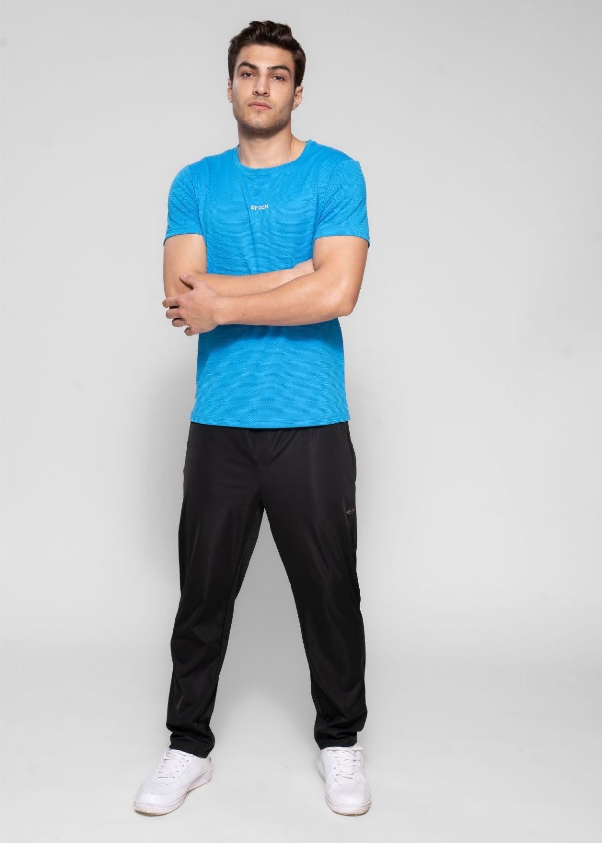 Men Running Active Tee Cuilian Blue - 1