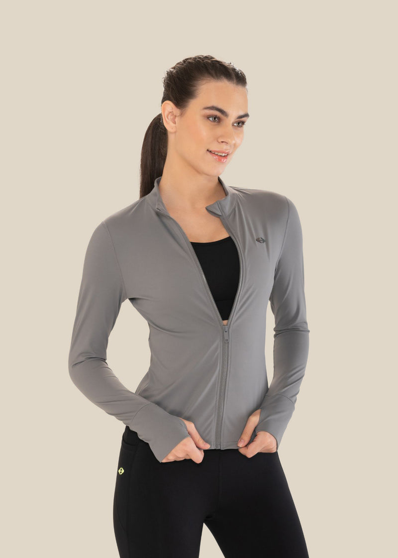 Women Active Jacket - Grey