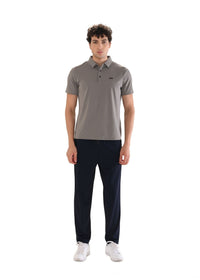 Men Training Zippered Joggers Navy Blue - 3
