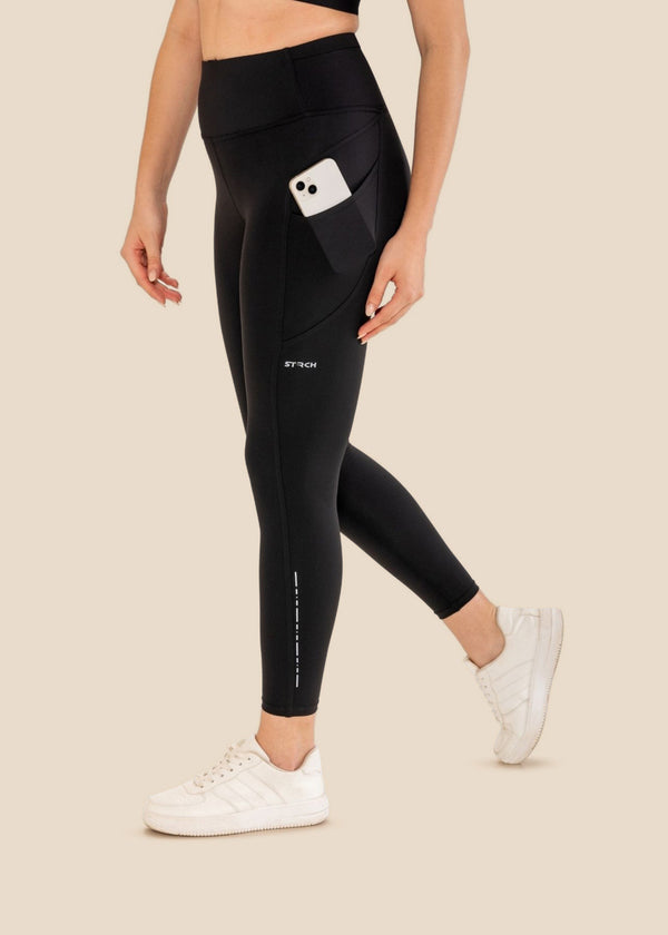 StrchFlex Performance Leggings - Black - 1