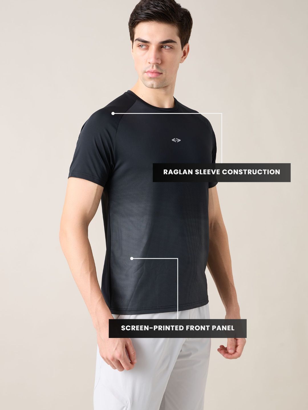 Men Playcore printed tee - Black