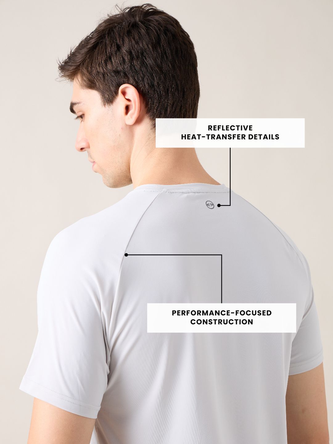 Men Playcore printed tee - Grey