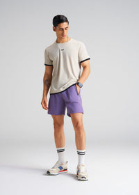 Men Performance Round Neck Tee Creamgrey - 4