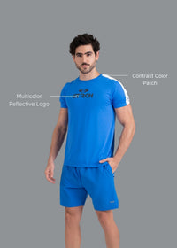 Men Active Gym Tee Blue - 2