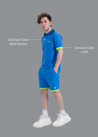 Men Comfort Polo Tshirt Blue - 2