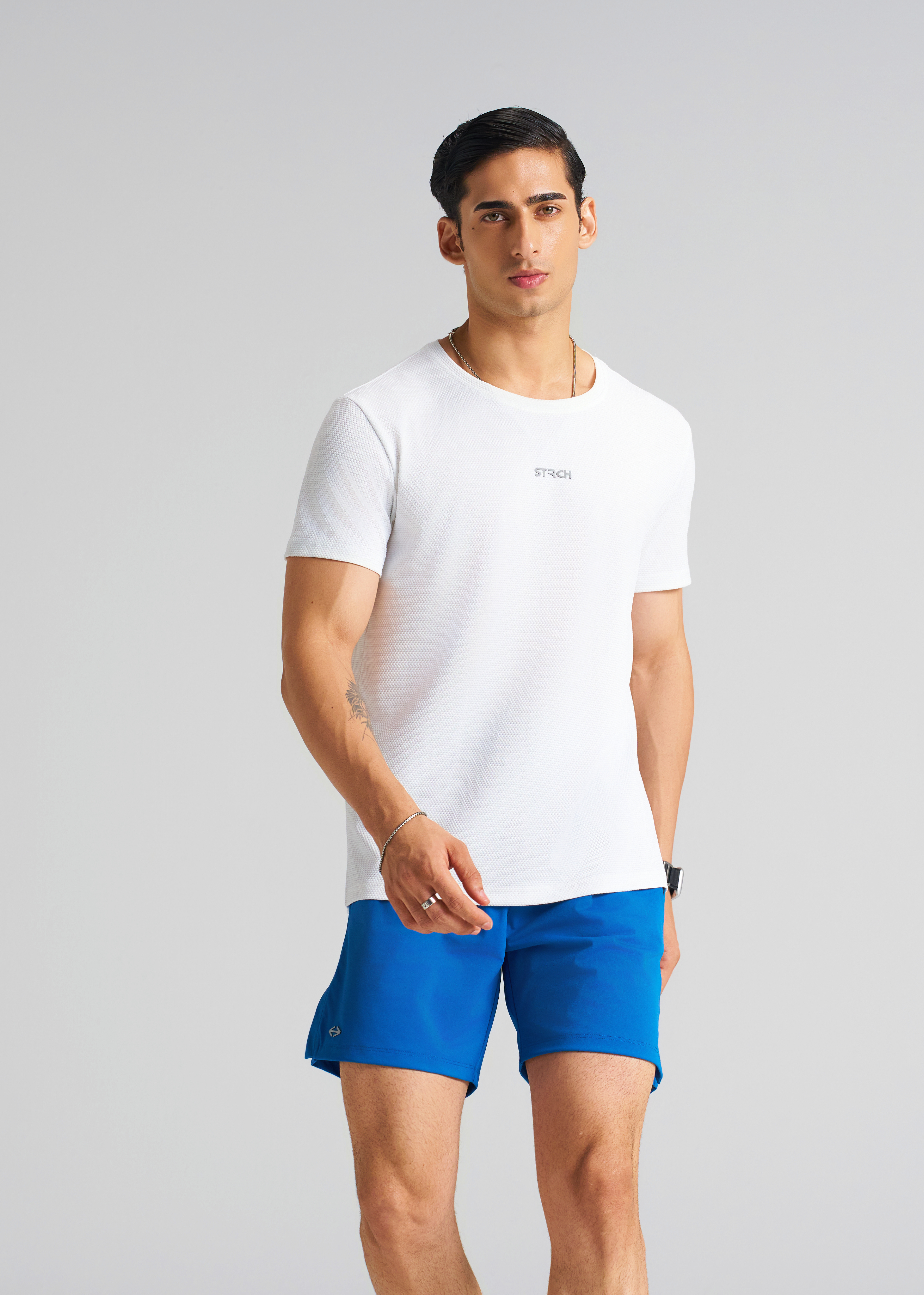 Men Running Active Tee White - 5