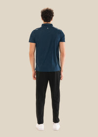 Men Premium Polo Navy Teal - 6