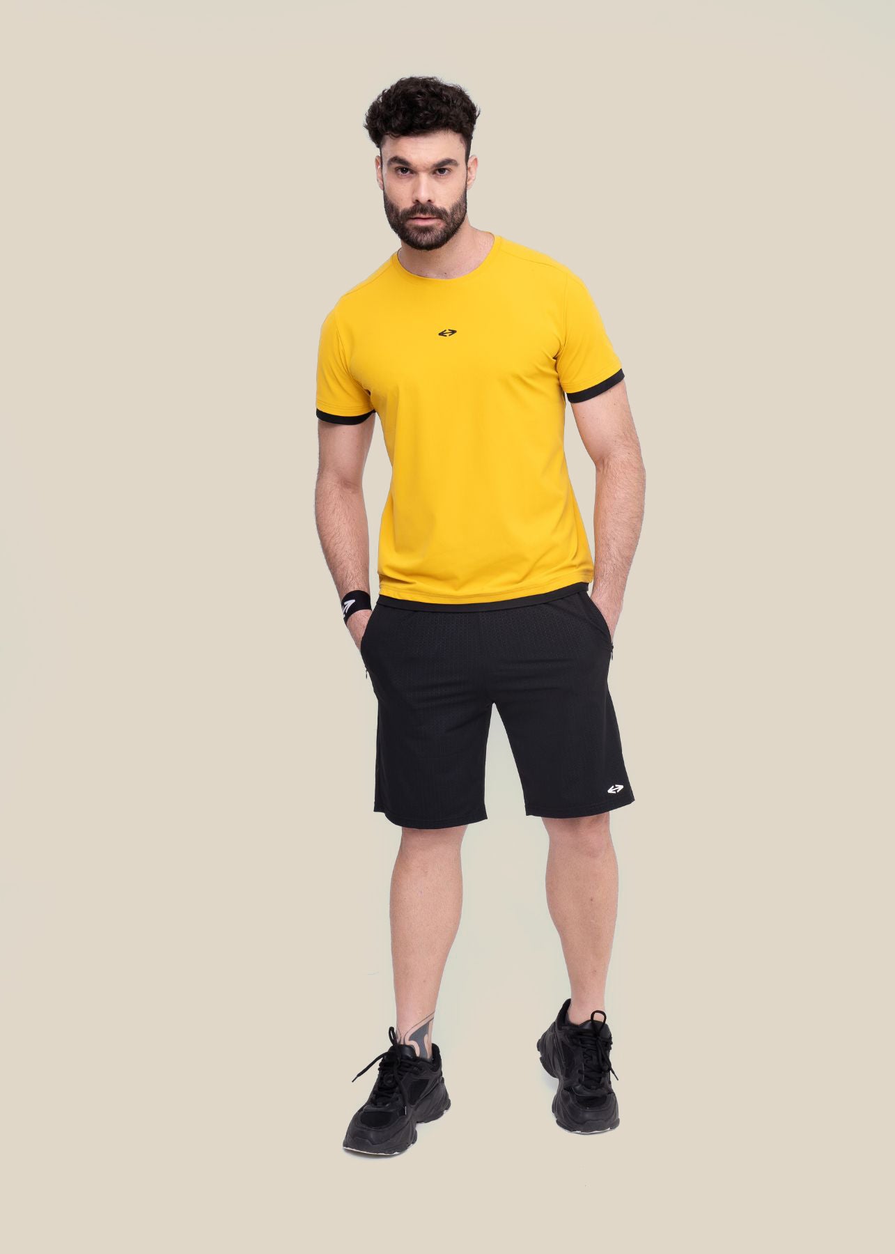 Men Performance Round Neck Tee Ginger - 2