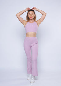 High Impact Basic Workout Sports Bra - Lavender - 1