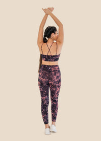 Workout Essential Printed Leggings - Delicate Pink - 7