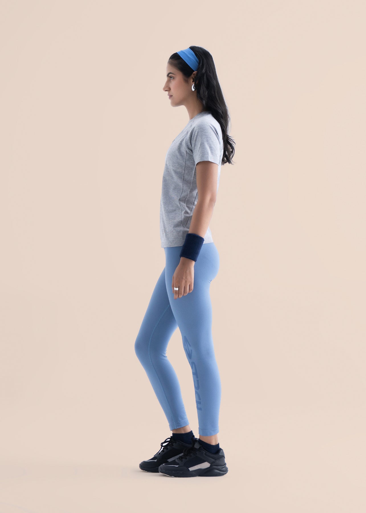 Seamless Workout Core leggings - Coronet Blue - 6