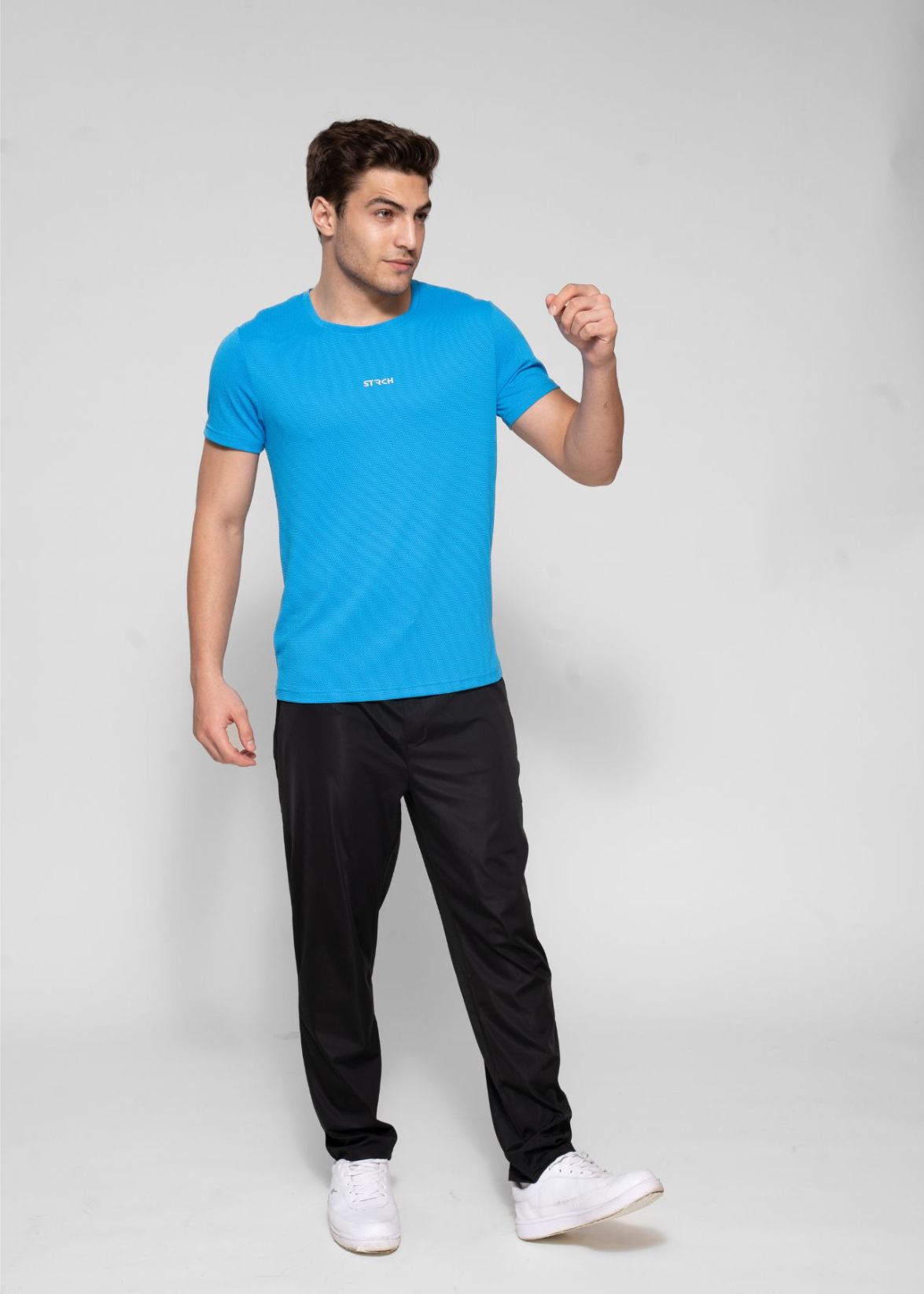 Men Running Active Tee Cuilian Blue - 3