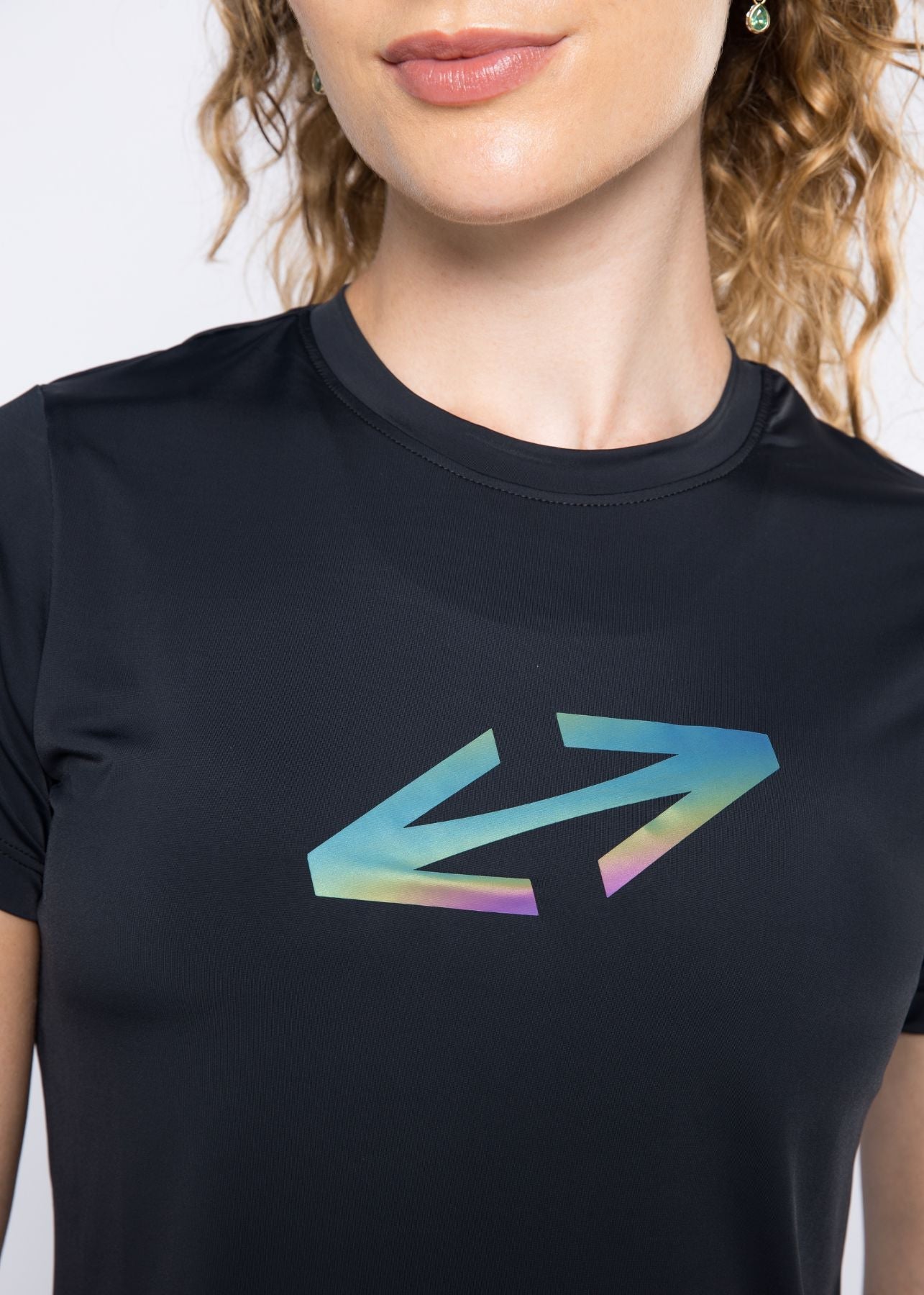 Women Gym Tshirt Black - 4