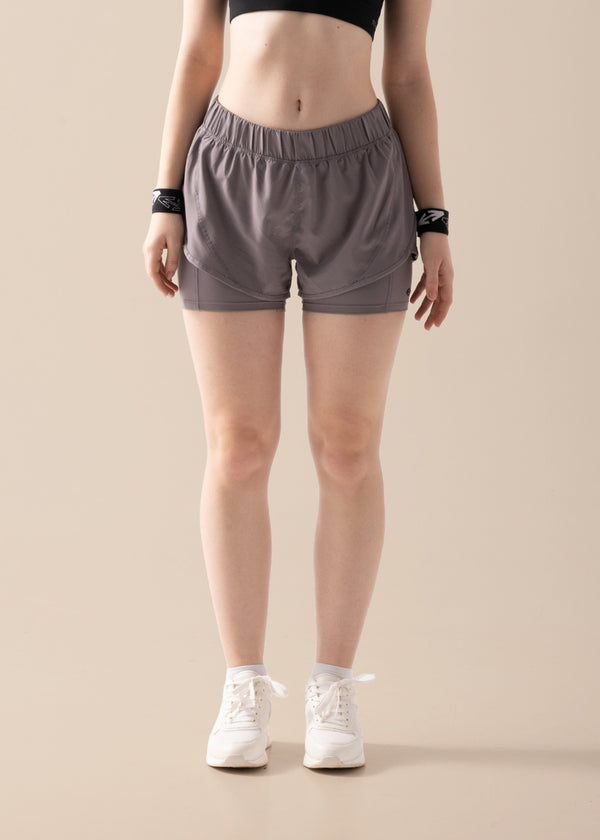 StrchFlex Running shorts - American Brown - 1