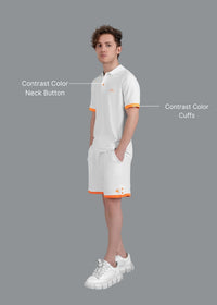 Men Comfort Polo Tshirt White - 2