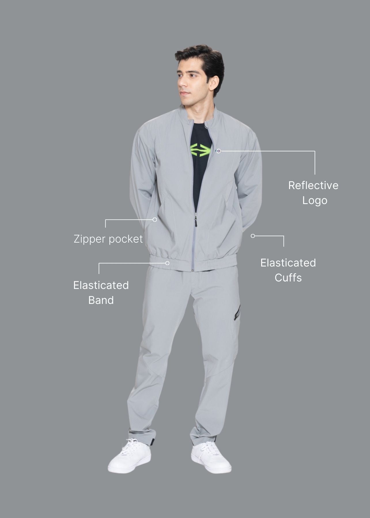 Unisex Lightweight Jacket - Grey