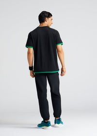 Men Performance Round Neck Tee Black - 3