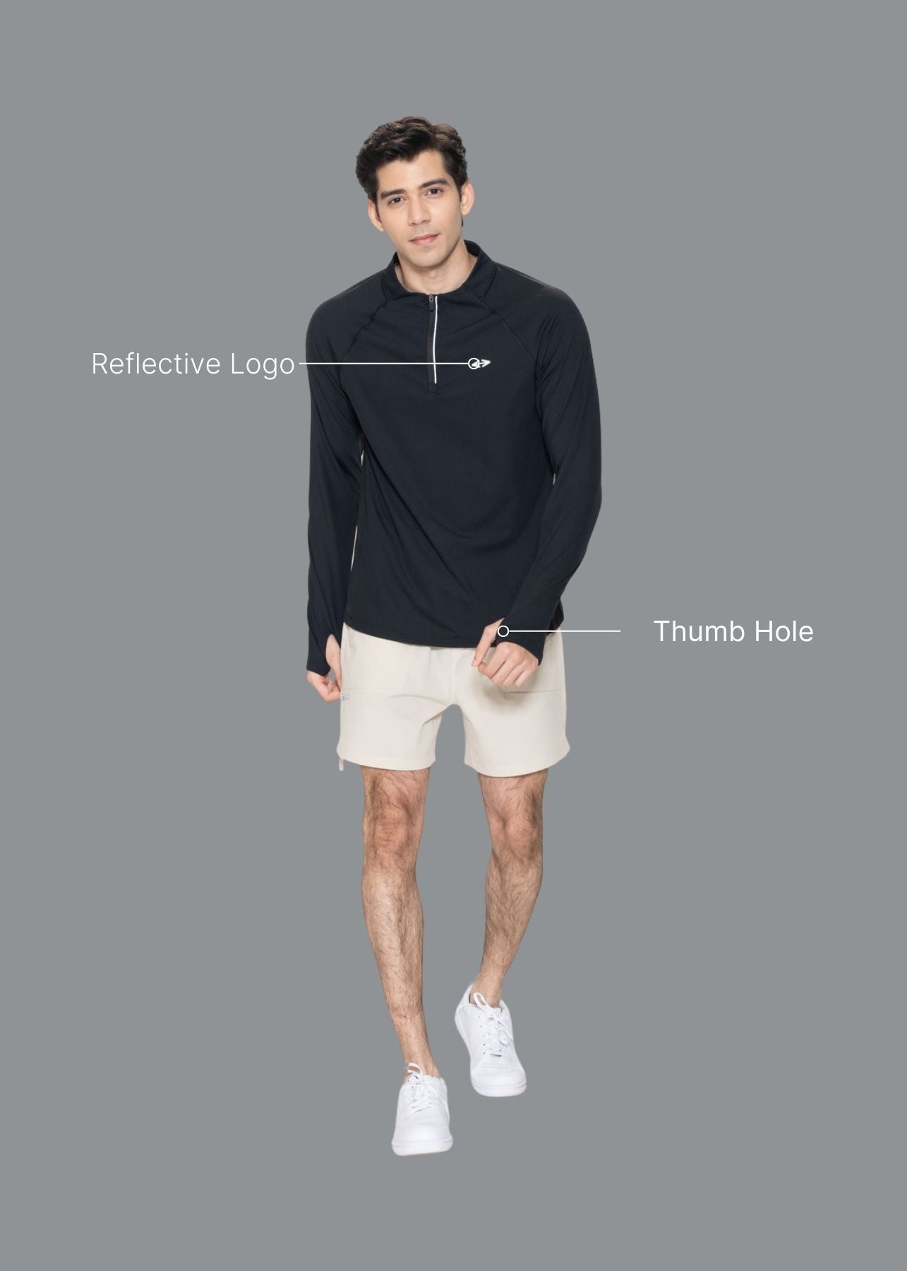 Men 4 Way Stretch Jacket Black - 2