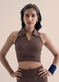 Seamless Workout Core leggings - Mocha Brown - 4