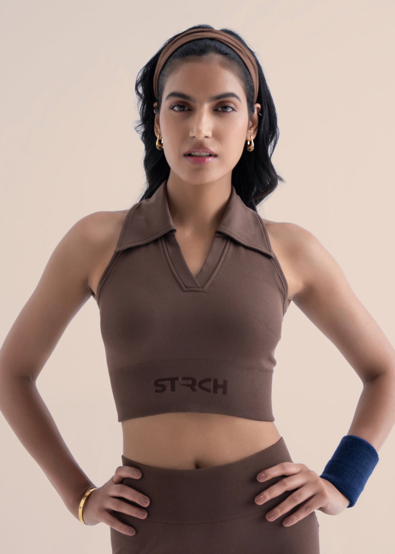 Seamless Workout Core leggings - Mocha Brown - 4