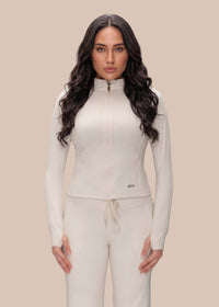 Women Gym Jacket - White - 1
