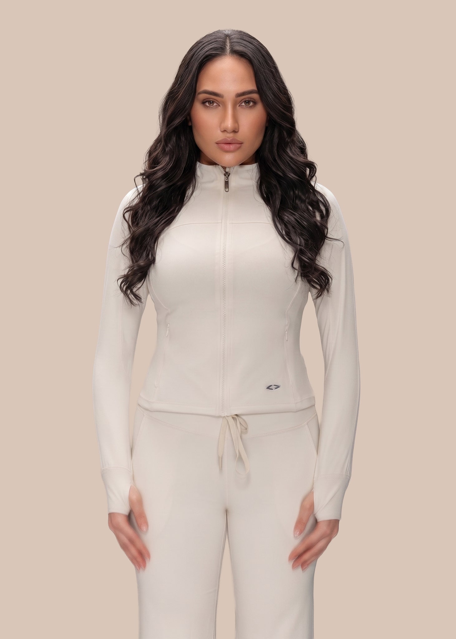 Women Gym Jacket - White - 1
