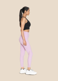 Women Mesh Leggings Lavender - 4