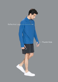 Men 4 Way Stretch Jacket Dodger Blue - 2