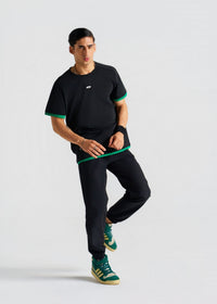 Men Performance Round Neck Tee Black - 5