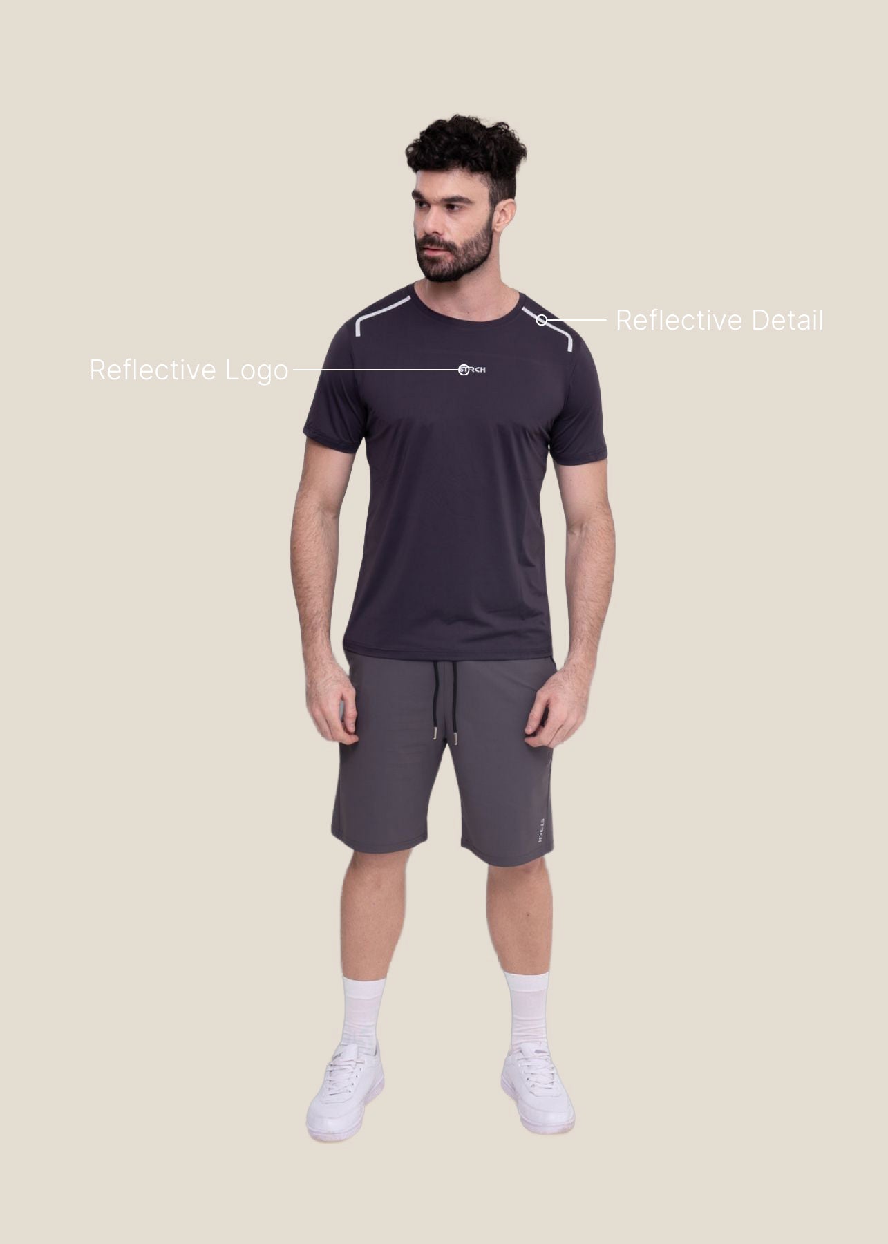 Men Running T Shirt - Black - 5