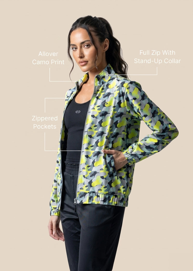 Unisex Lightweight Active Jacket - Camo