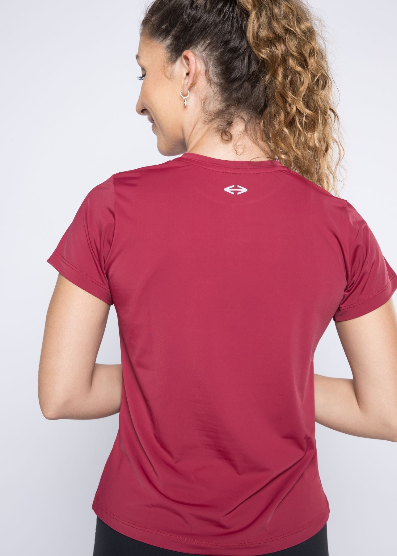 Everyday Workout Tee - Maroon - 1