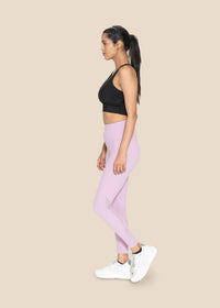 Women Mesh Leggings Lavender - 5
